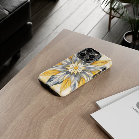 Sunshine Bloom Mosaic - Impact Resistant Phone Case